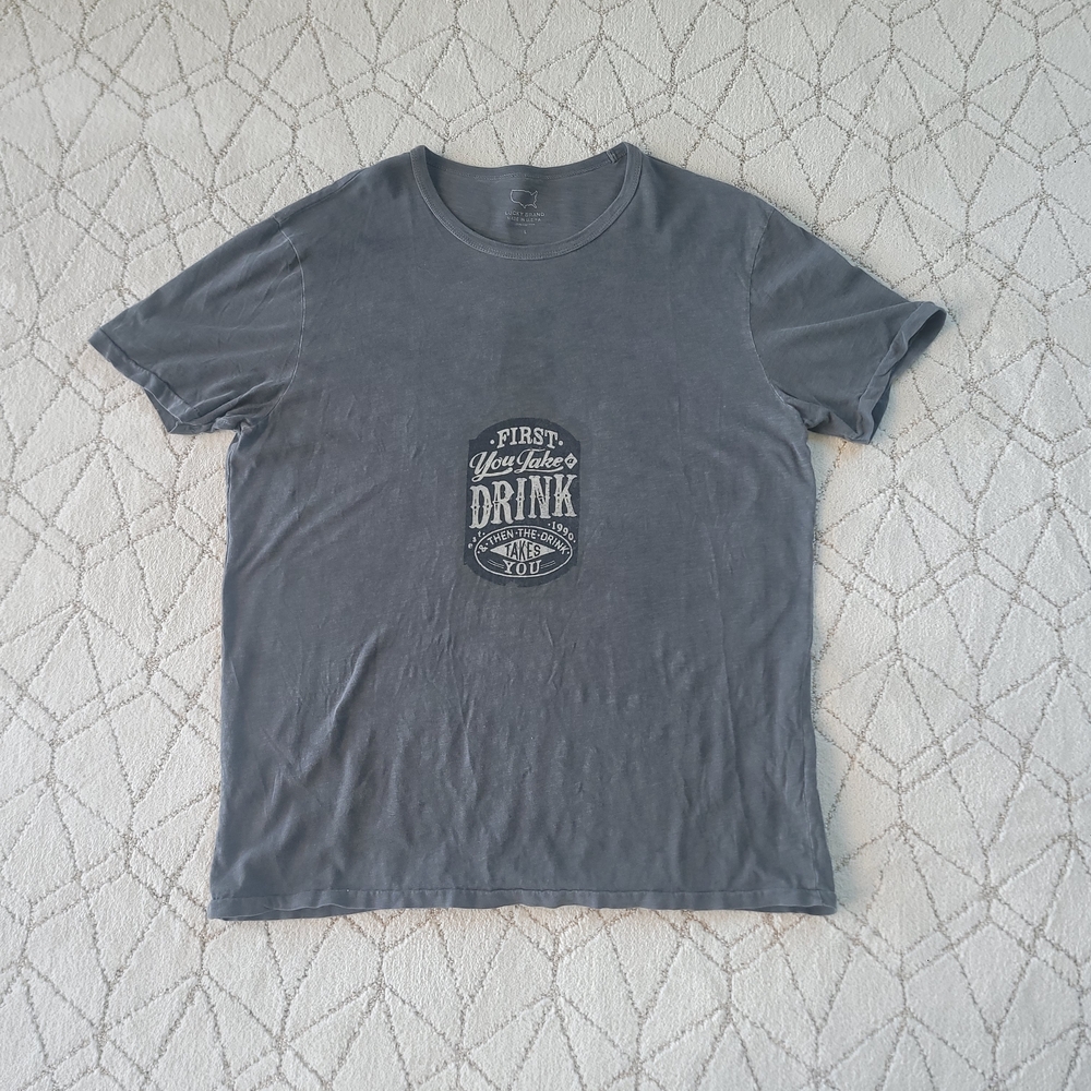 Lucky Brand Charcoal Graphic Tee